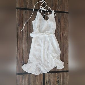 Davi & Dani white sun dress